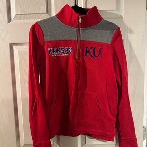 PINK Victoria's Secret KU Quarterzip